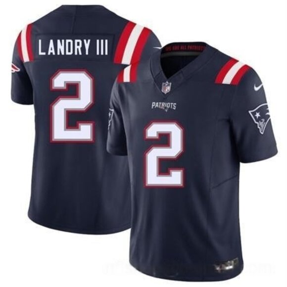 Mens or Youths Choose Harold Landry III Navy Vapor Stitched Jersey